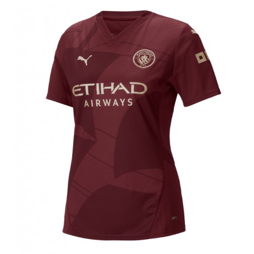 Dámy Fotbalový dres Manchester City 2024-25 Třetí Krátký Rukáv